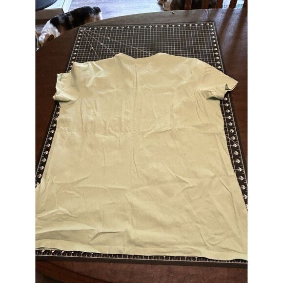 Life Is Good XL Women's Tee Shirt Sunflower Print Light Green Cotton - Picture 3 of 3